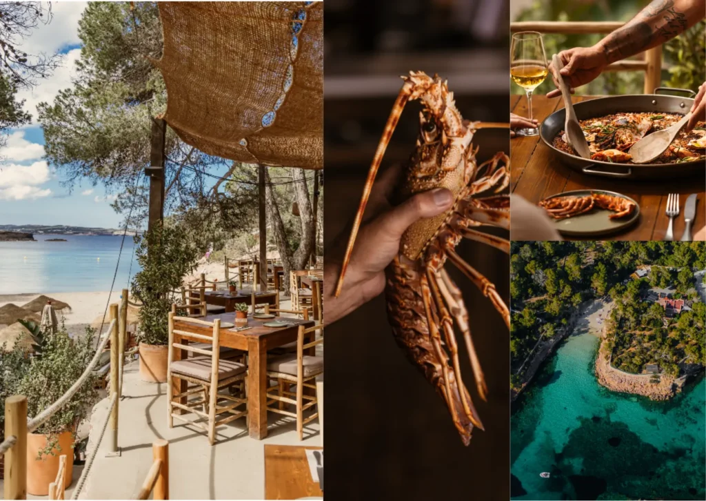 Charming rustic chiringuito and Mediterranean dishes nestled in the intimate cove of Cala Gracioneta